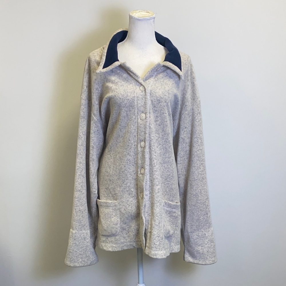 Falls Creek Navy and Cream Sweater